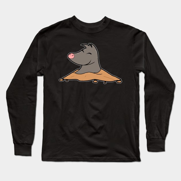 Mole Comic Long Sleeve T-Shirt by Imutobi